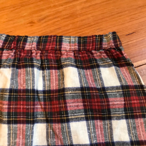 BONPOINT 10 Tartan Check Wool Skirt - Picture 6 of 6